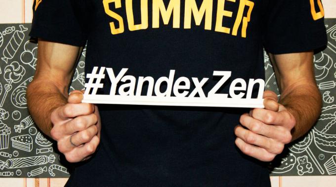 drewniane Hashtag #yandexzen