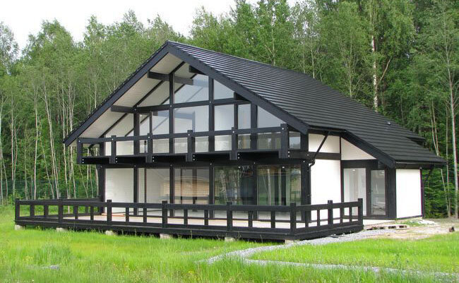Typowy nowoczesny dom