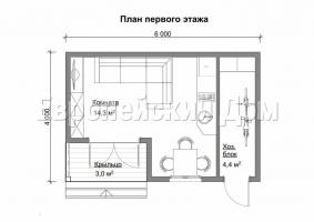 Kondygnacyjny nowoczesny dom 4x6 Plan zaskakujące eklektyzm