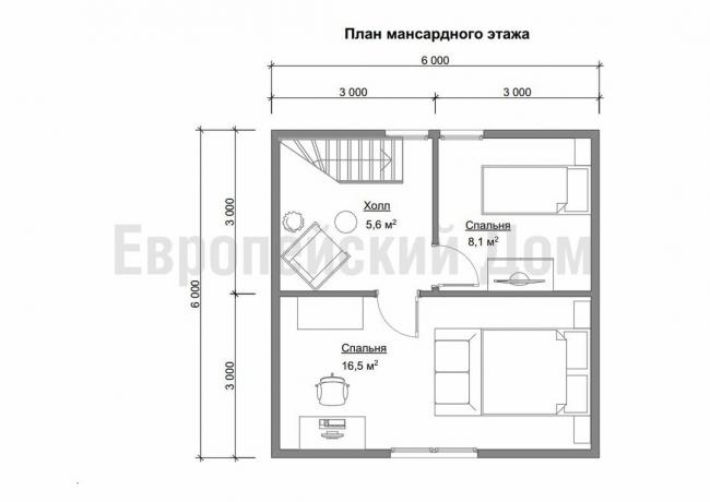 Dyspozycja na drugim piętrze. źródło zdjęcia: dom-bt.com