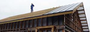 Montaż dachu szew: zadaszenie układ pie i montaż paneli na rąbek stojący